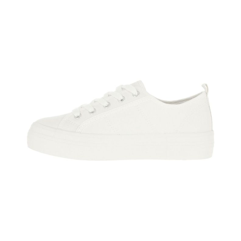 Zapatilla Bamers New Canvas Platform Mujer Blanco-1
