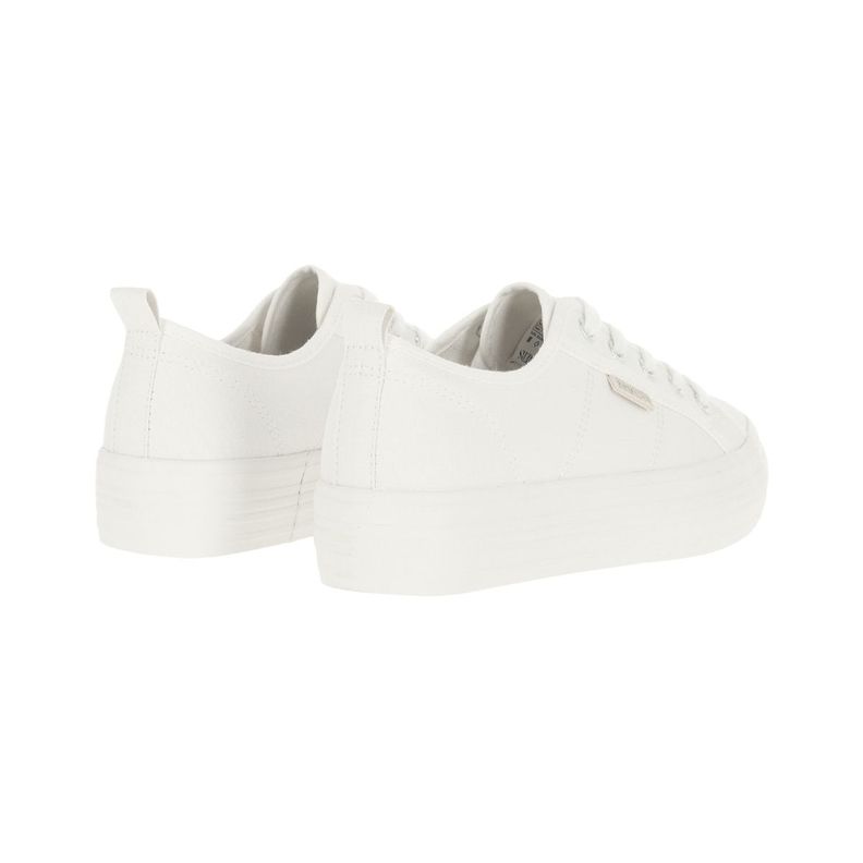 Zapatilla Bamers New Canvas Platform Mujer Blanco-3