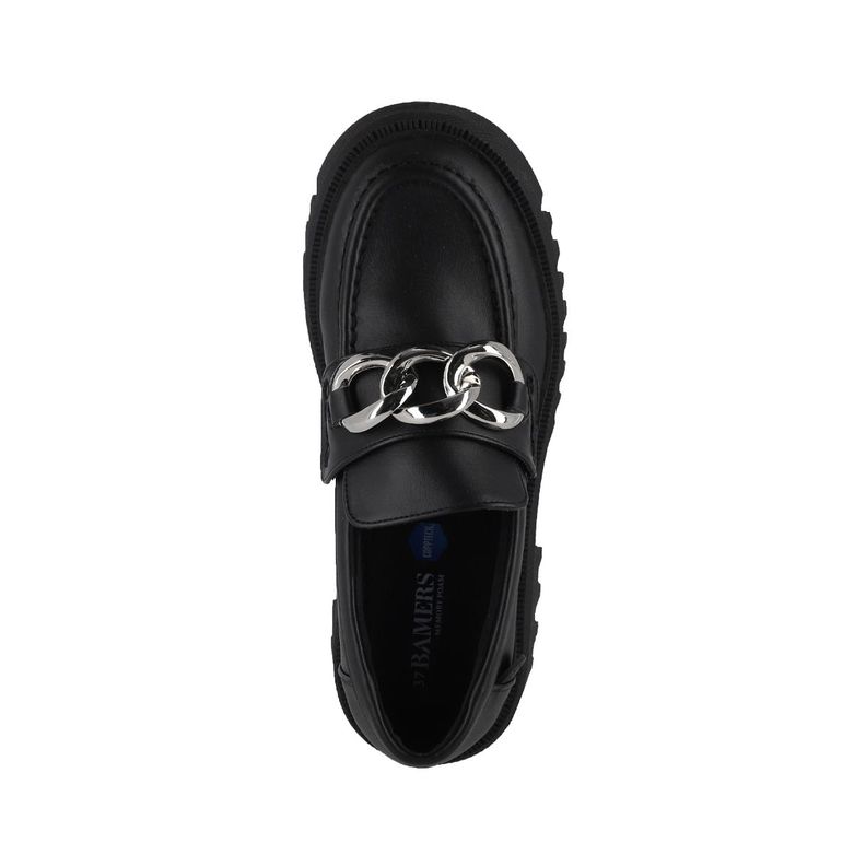 Zapatillas Plataforma Mujer Negro Bamers Asturia-2
