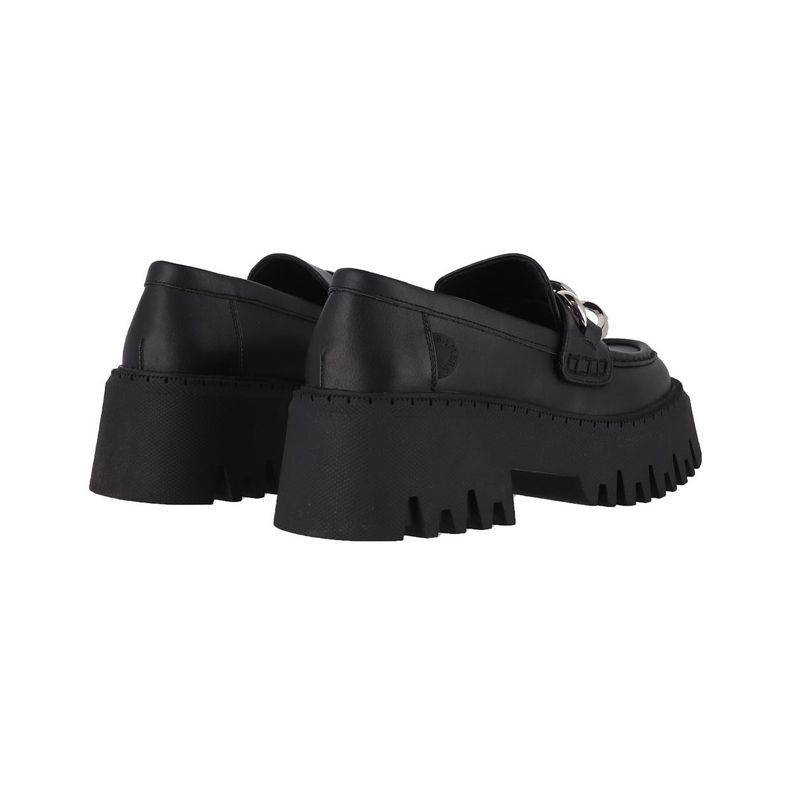 Zapatillas Plataforma Mujer Negro Bamers Asturia-5