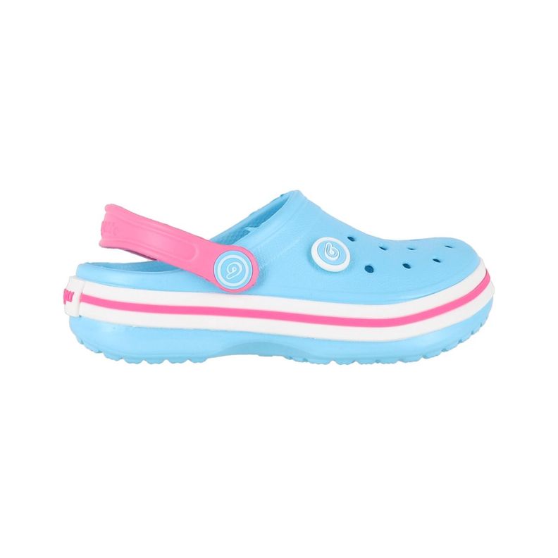 Zuecos Niños Celeste Bamers Airline-0