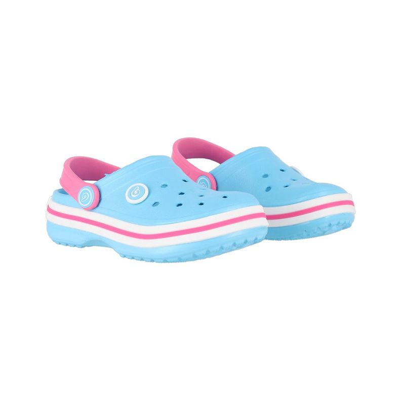Zuecos Niños Celeste Bamers Airline-4