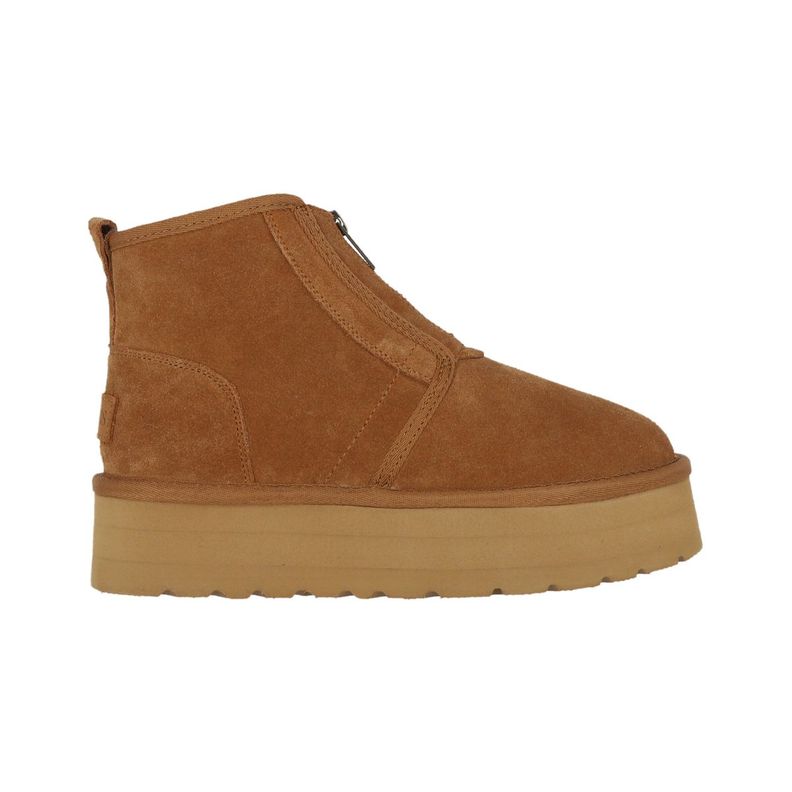 Bota Bamers Platform Blast Zip Cuero Mujer Carmel-0