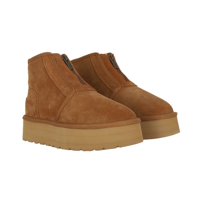 Bota Bamers Platform Blast Zip Cuero Mujer Carmel-2