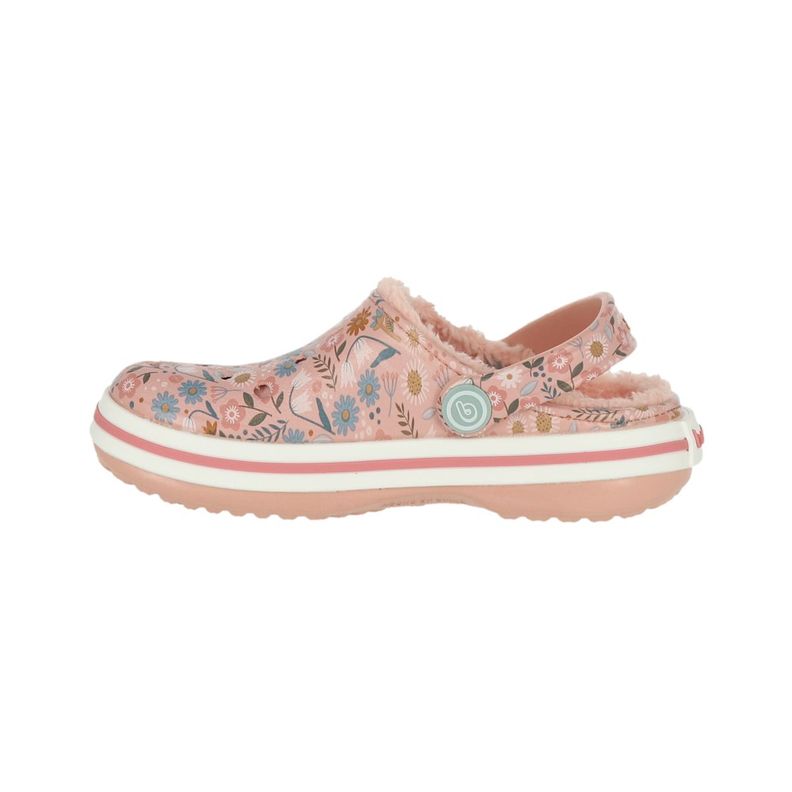 Zueco Bamers Refugio Niñas Line Rosado/Multicolor-1