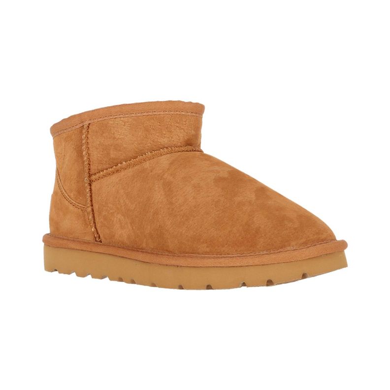 Bota Bamers Blast Mini Cuero Mujer Caramel-1