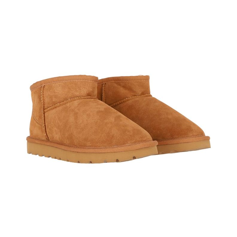 Bota Bamers Blast Mini Cuero Mujer Caramel-2