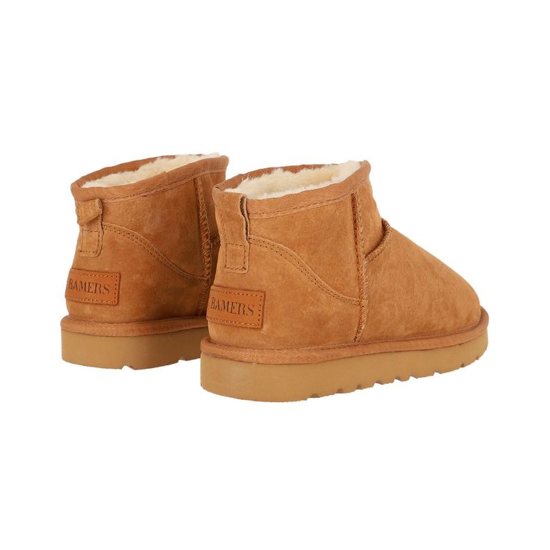 Bota Bamers Blast Mini Cuero Mujer Caramel-3