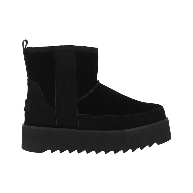 Bota Bamers Platform Mujer Negro-0