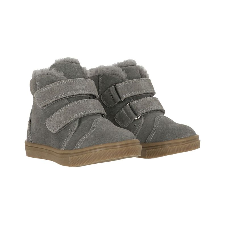 Bota Bamers Explorer Cuero Niño Gris-2