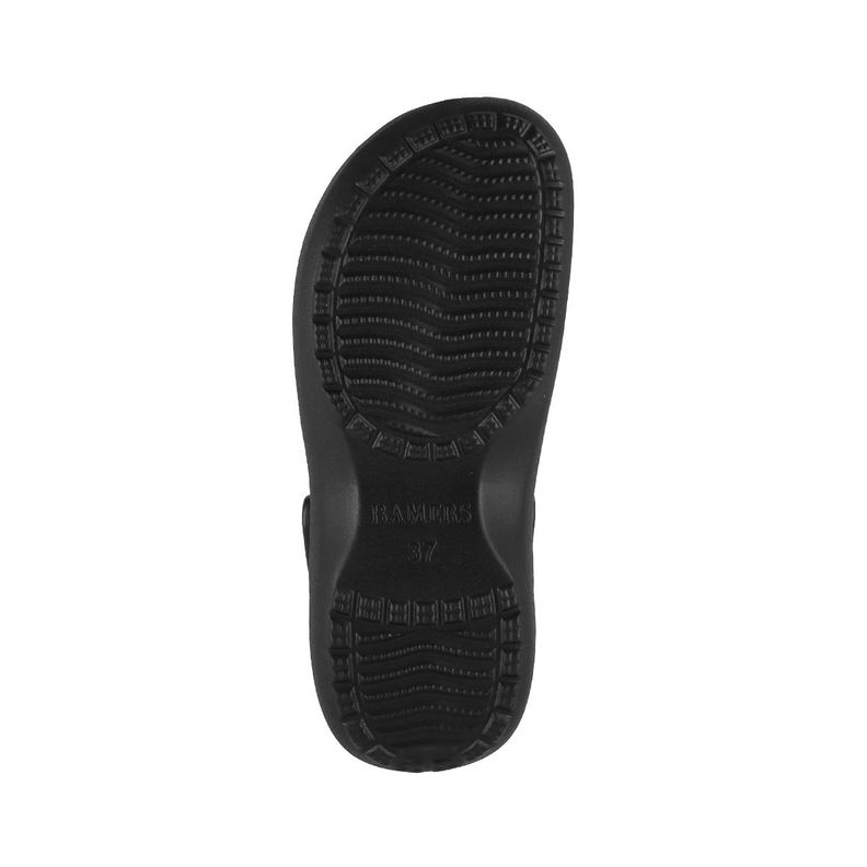 Zuecos Plataforma Mujer Bamers Air Negro-3