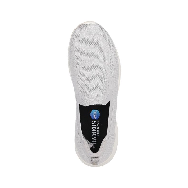 Slip On Bamers Pagaza Mujer Gris Claro-2