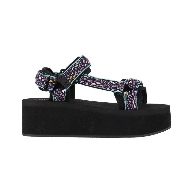 Sandalias Plataforma Mujer Plateado Bamers Dessert-0