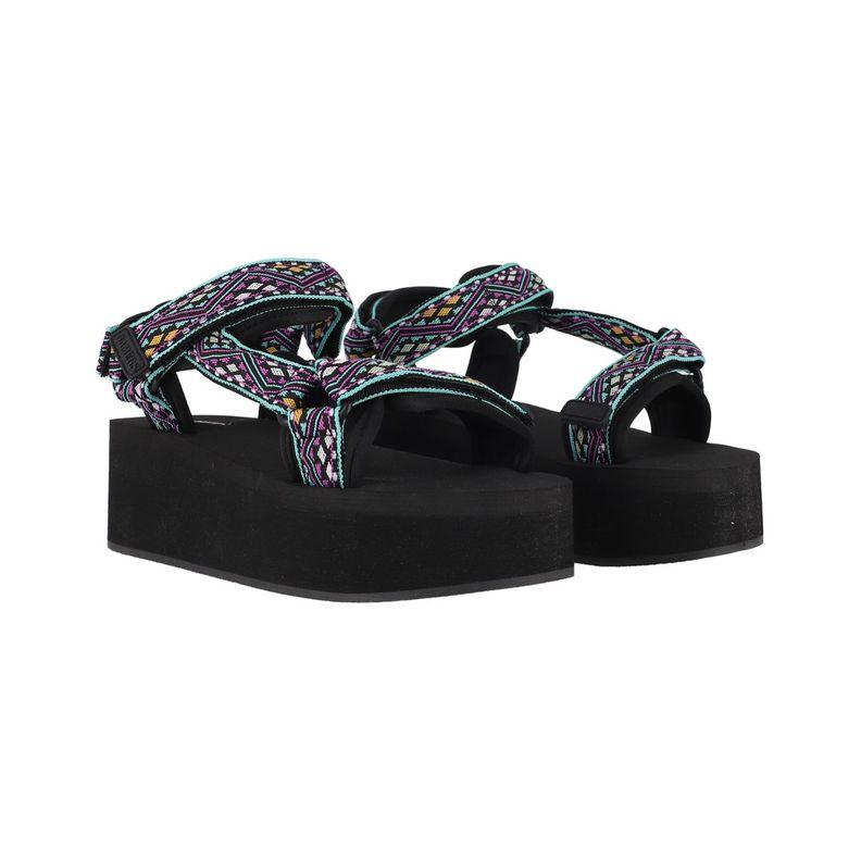 Sandalias Plataforma Mujer Plateado Bamers Dessert-4