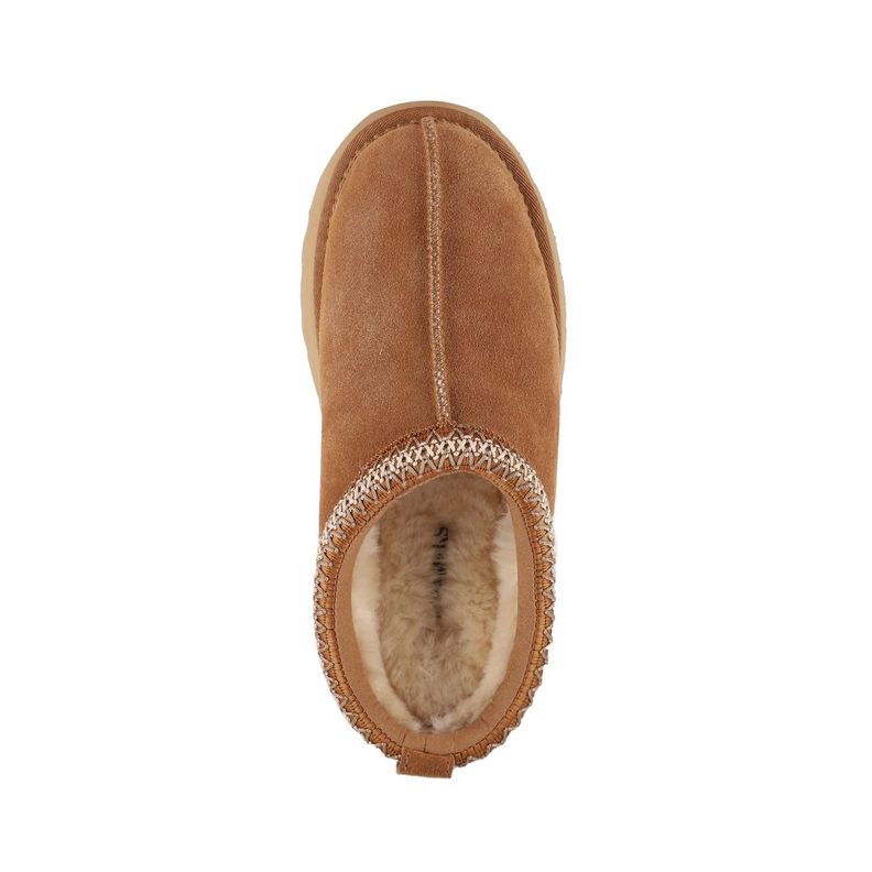 Pantufla Mujer Bamers Piemonte Cuero Caramelo-2
