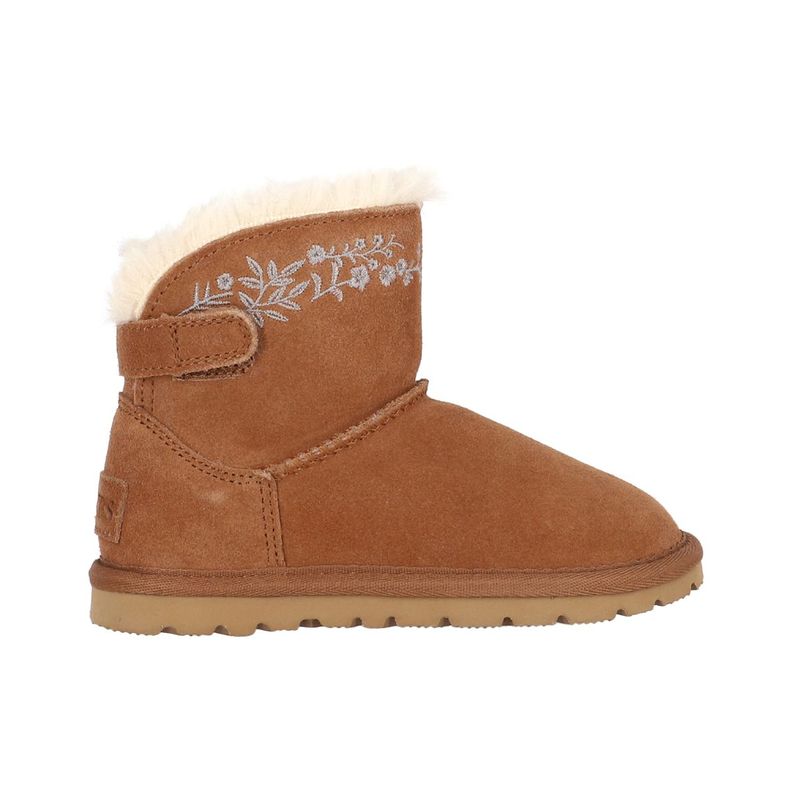 Bota Niño Bamers Blast Strap Cuero Café-0