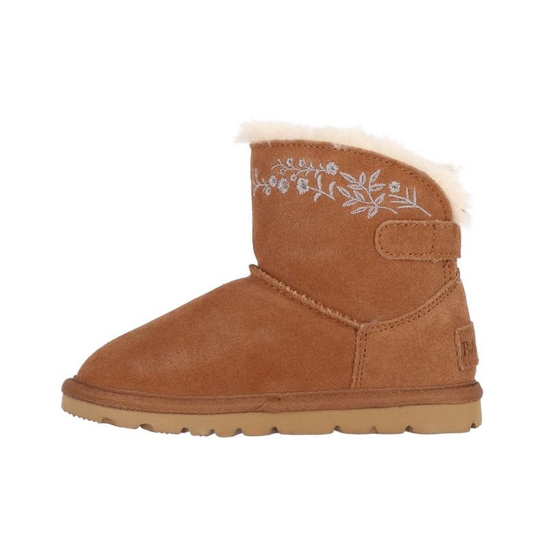 Bota Niño Bamers Blast Strap Cuero Café-1