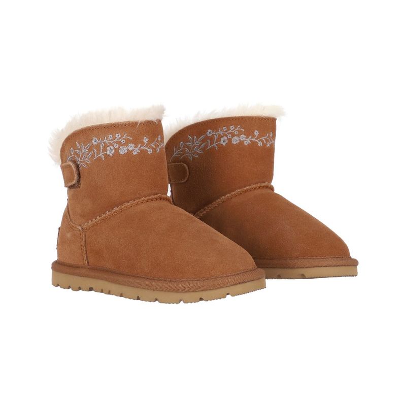 Bota Niño Bamers Blast Strap Cuero Café-2