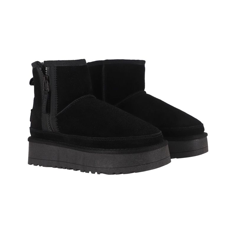 Botas Mujer Bamers Aspen Plataforma Negro-4