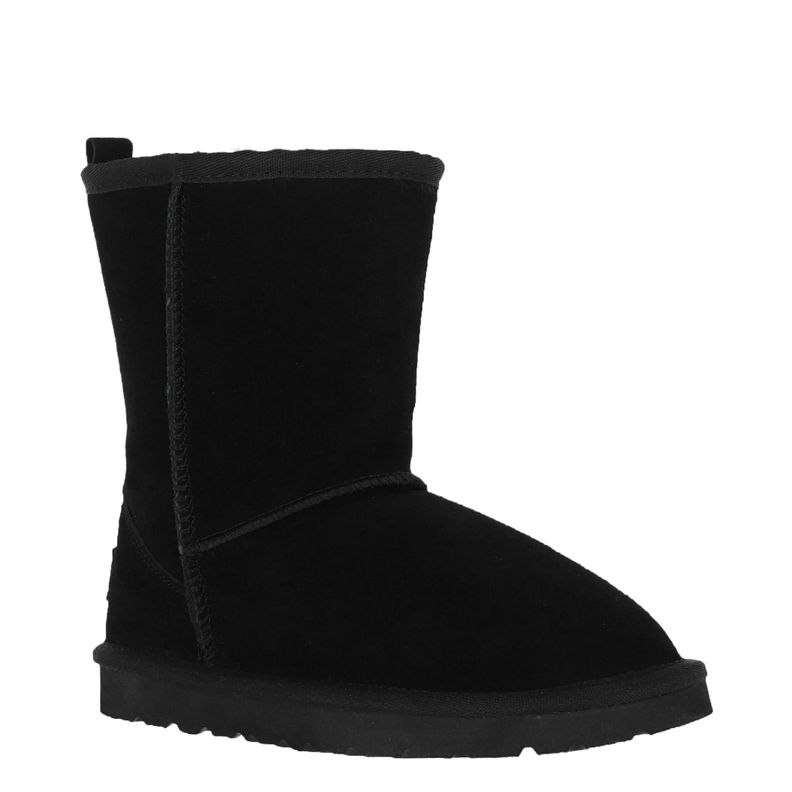 Bota Bamers Blast Zip Leather Niños Unisex Negro-1