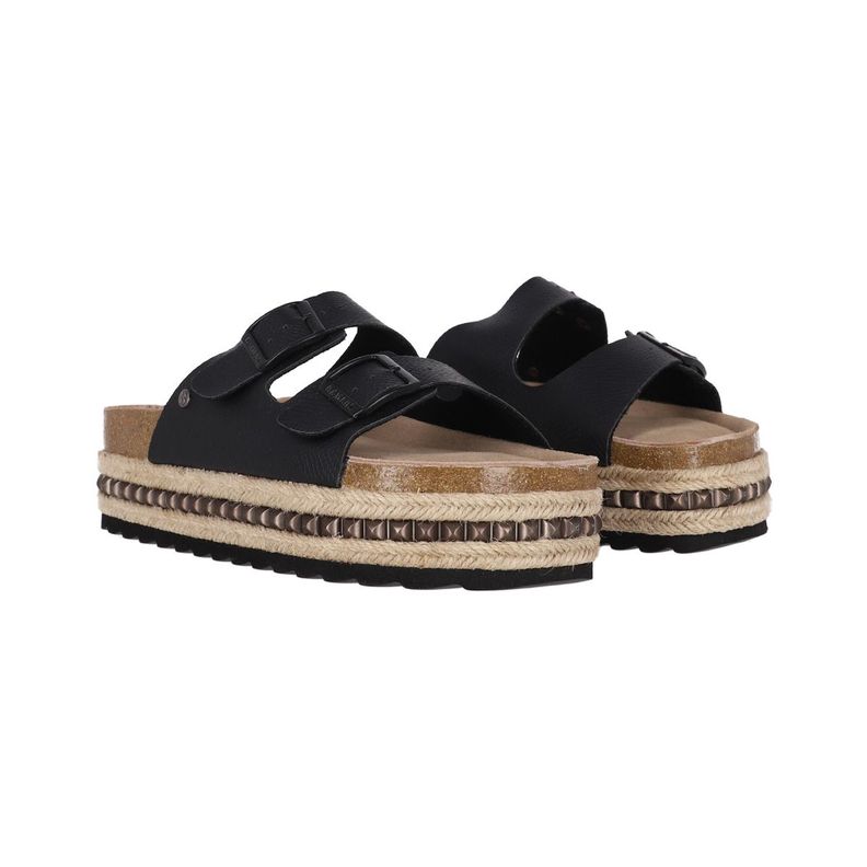 Sandalia Bamers Kend Yute Hight Studs Mujer Negro-4