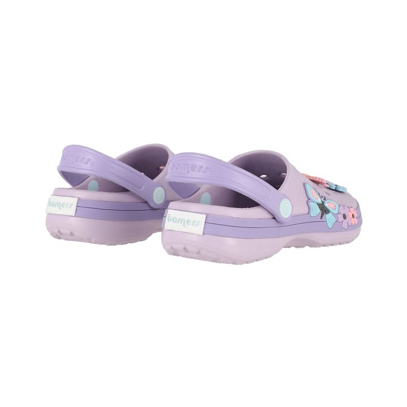 Zuecos Joven Bamers Airline Morado-5