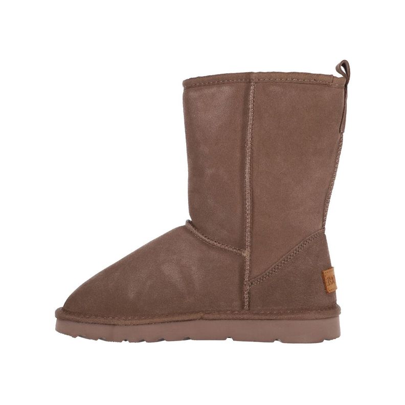 Bota Mujer Bamers Blast Classic Cuero Café-1
