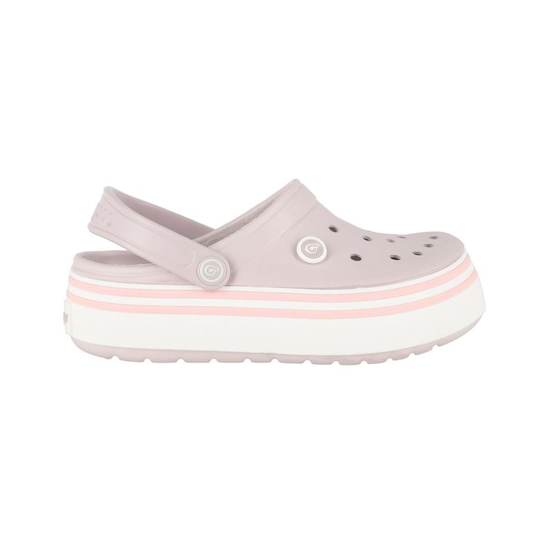 Zuecos Niños Bamers Airline High Gris-0