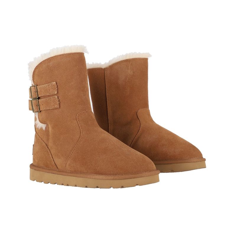 Bota Mujer Bamers Blast Strap Cuero II Caramel-4