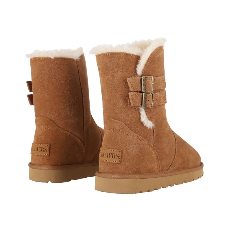 Bota Mujer Bamers Blast Strap Cuero II Caramel-5