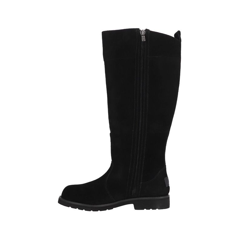 Bota Bamers Malaga High Cuero Mujer Negro-1