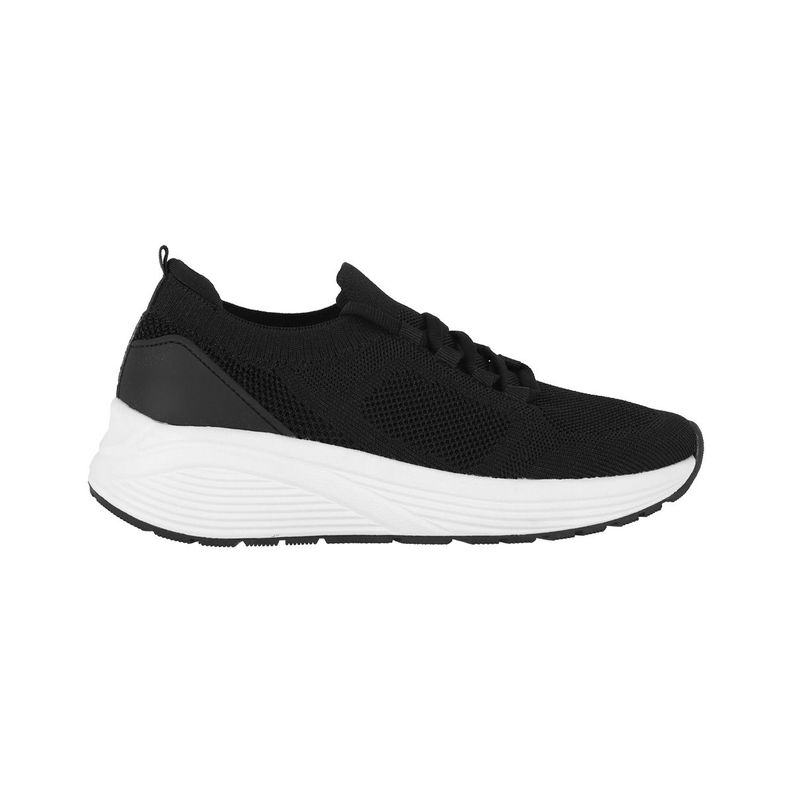 Zapatillas Plataforma Mujer Venice Negro Bamers-0