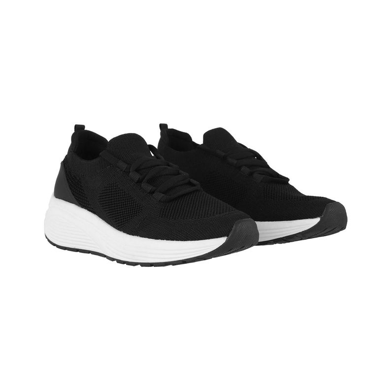 Zapatillas Plataforma Mujer Venice Negro Bamers-4
