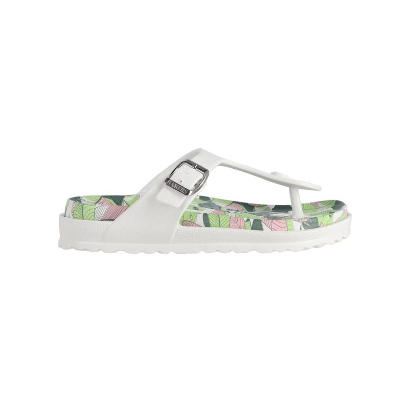 Sandalias Mujer Bamers New Capri Vegan Blanco Print 35
