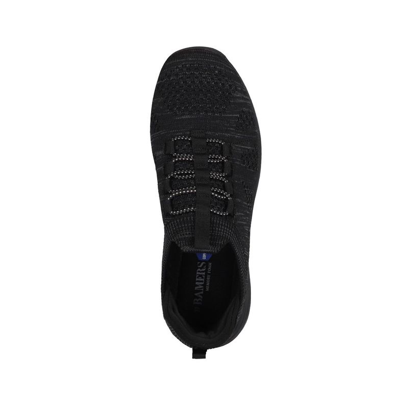 Zapatilla Mujer Harlem Negro Bamers-4