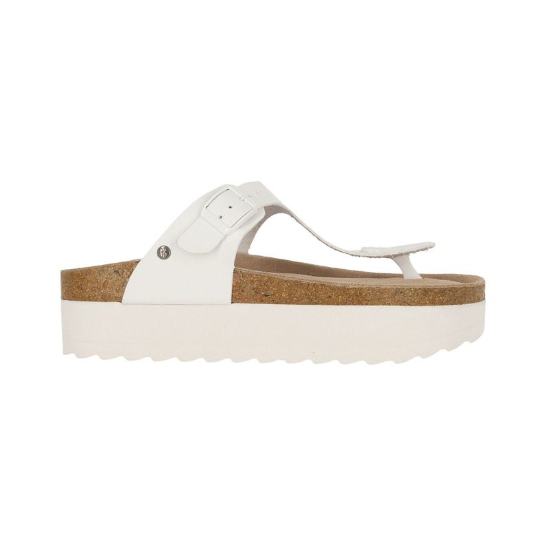 Sandalia Bamers Kend Capri High Mujer Blanco-0