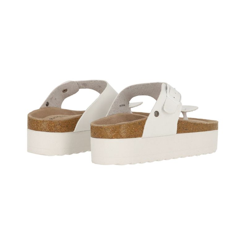 Sandalia Bamers Kend Capri High Mujer Blanco-3