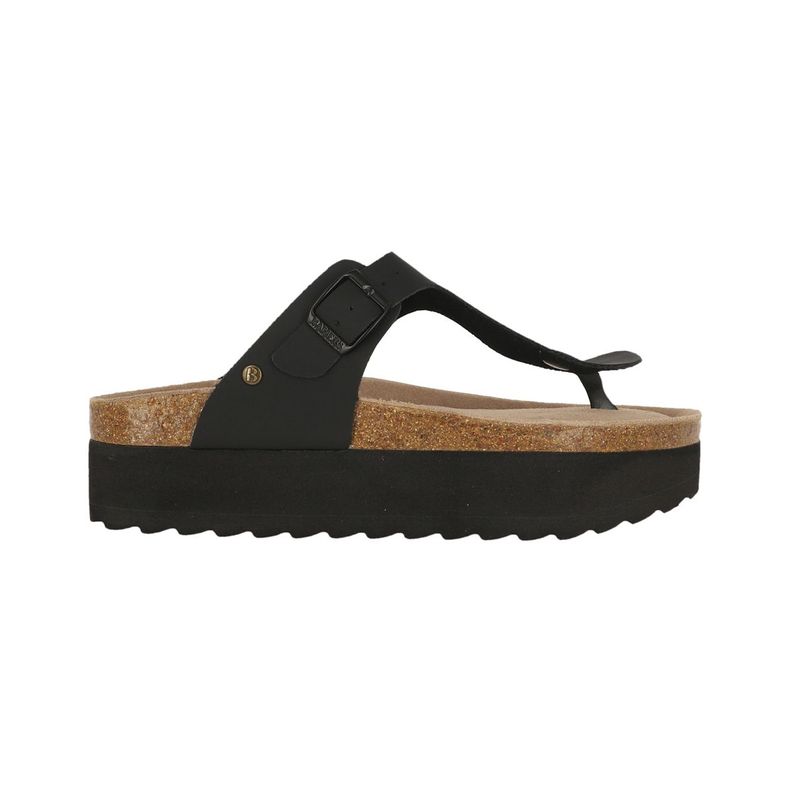 Sandalia Bamers Kend Capri High Mujer Negro-0