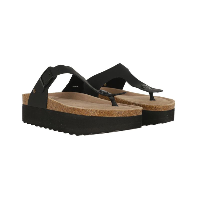 Sandalia Bamers Kend Capri High Mujer Negro-2