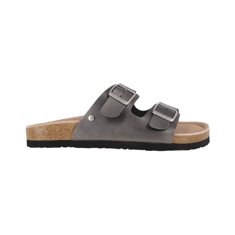 Sandalias Mujer Bamers Kend Gris Metalizado-0
