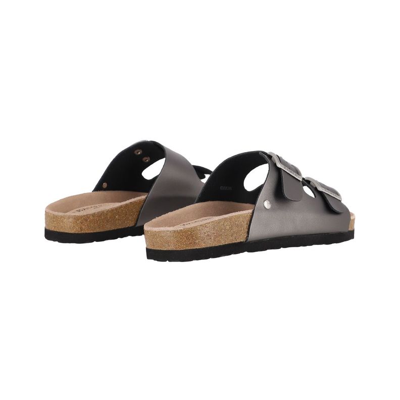 Sandalias Mujer Bamers Kend Gris Metalizado-5