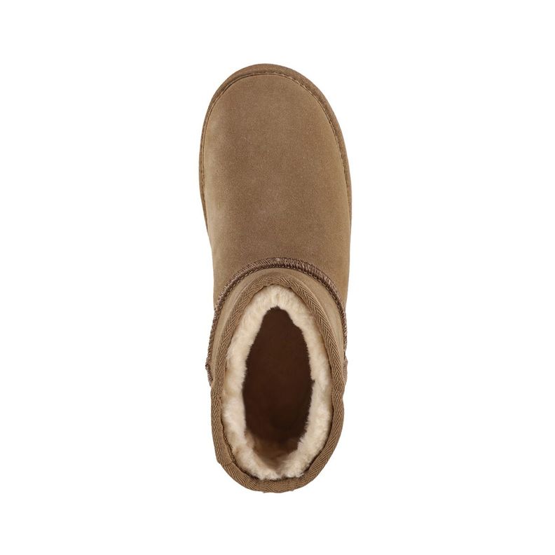 Botas Mujer Bamers Blast Mini Plataforma Cuero Taupe-2