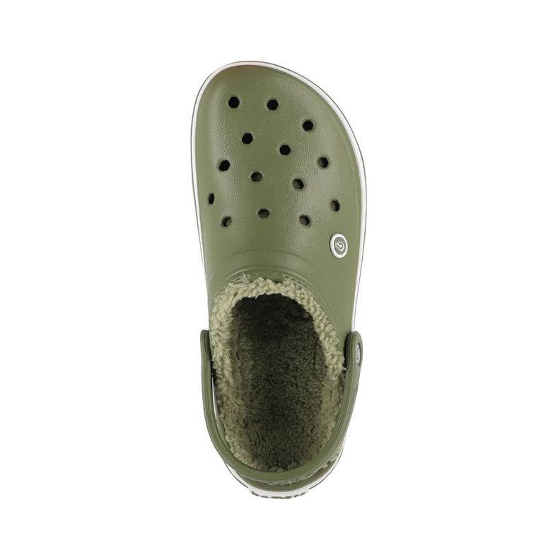 Zuecos Hombre Bamers Refugio Line Verde Oliva-2