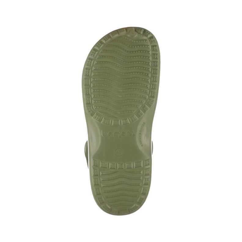 Zuecos Hombre Bamers Refugio Line Verde Oliva-3