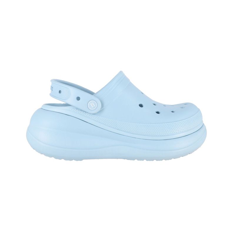 Zuecos Plataforma Mujer Azul Bamers Air-0