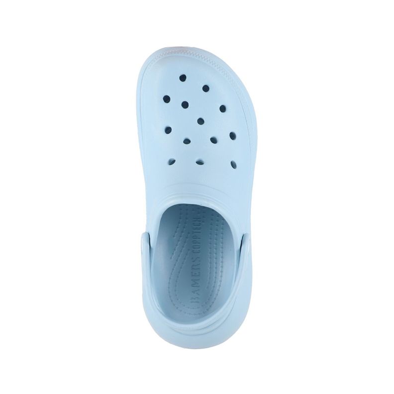 Zuecos Plataforma Mujer Azul Bamers Air-2