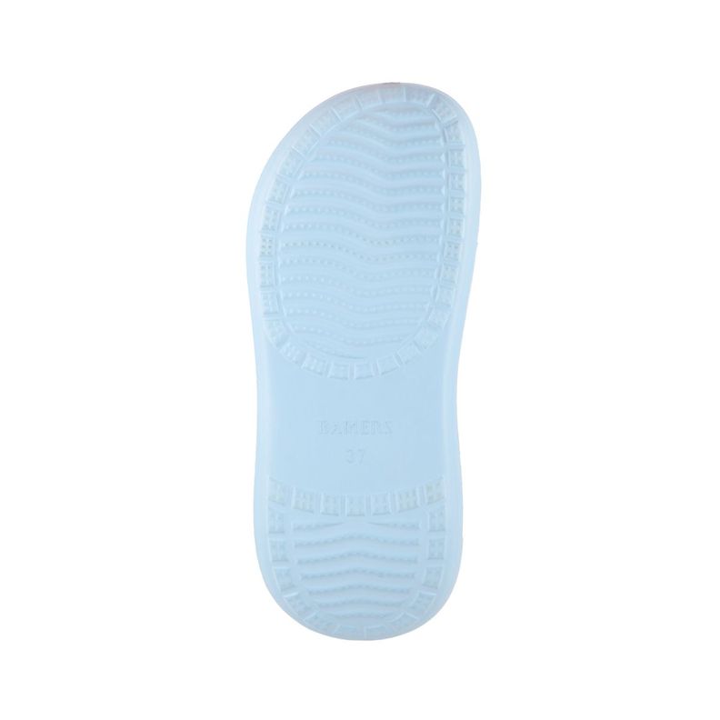 Zuecos Plataforma Mujer Azul Bamers Air-3