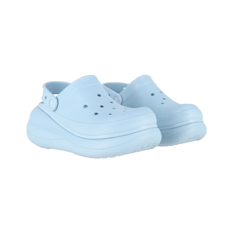 Zuecos Plataforma Mujer Azul Bamers Air-4