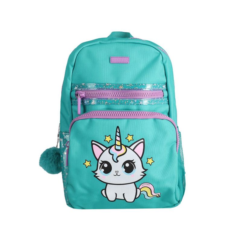 Mochila  Bamers Gato Turquesa-0