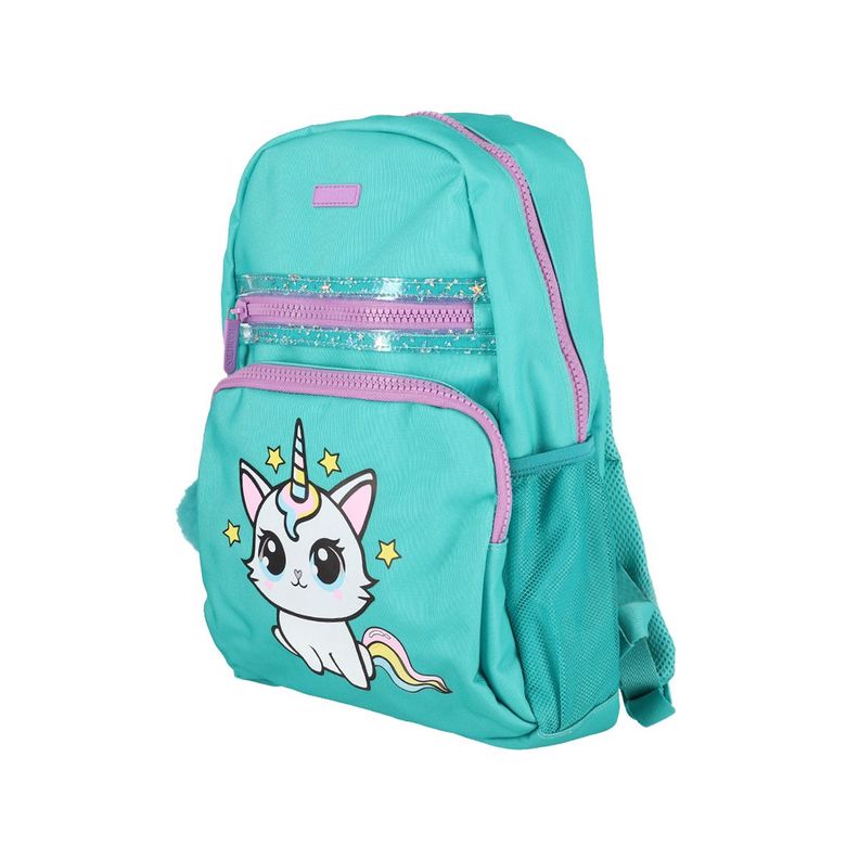 Mochila  Bamers Gato Turquesa-1